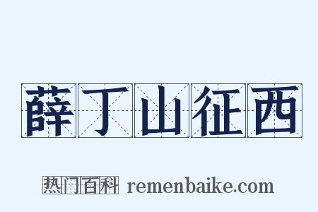 薛丁山征西是什么意思的图片